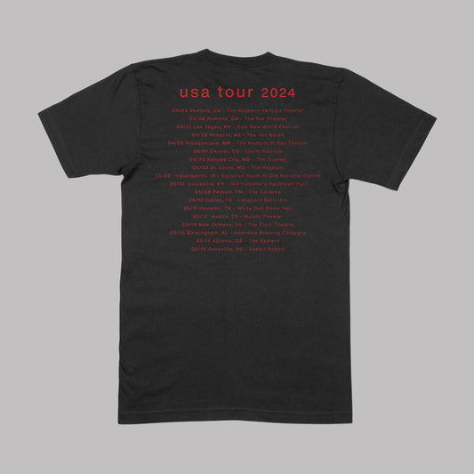 Black Layers 2024 Tour Tee